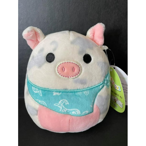 Squishmallows 5” Rosie The Spotted Pig With Bandana Easter 2021 Kellytoy for sale online